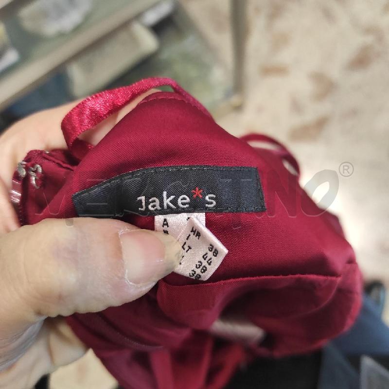 VESTITO DONNA JAKE'S ROSSO SOTTOGONNA TULLE TG. 44 | Mercatino dell'Usato Salerno torrione 2