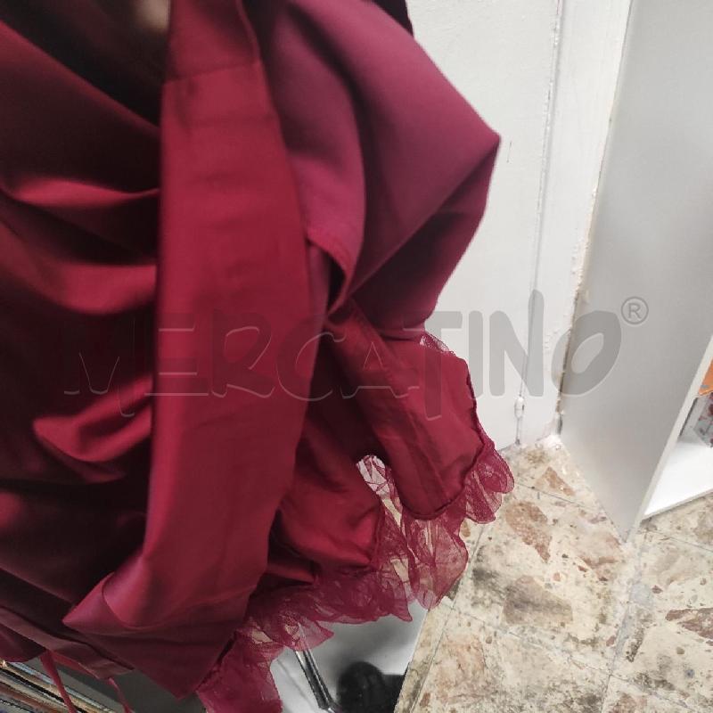 VESTITO DONNA JAKE'S ROSSO SOTTOGONNA TULLE TG. 44 | Mercatino dell'Usato Salerno torrione 4