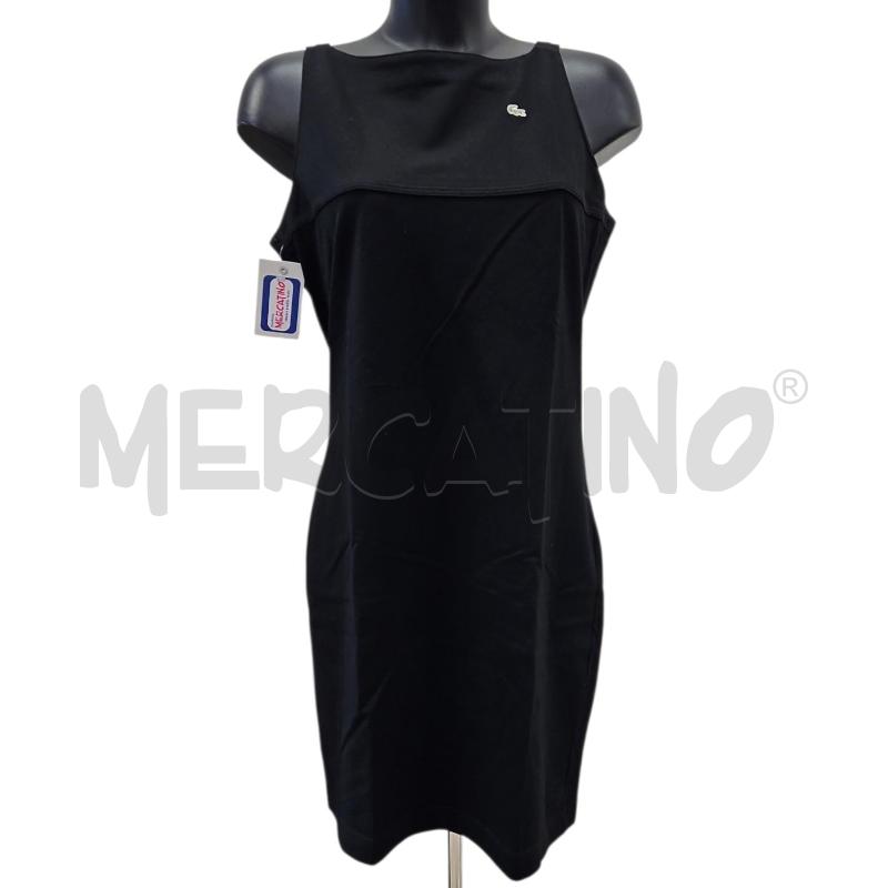 VESTITO DONNA LACOSTE NERO TG. 44 | Mercatino dell'Usato Salerno torrione 1