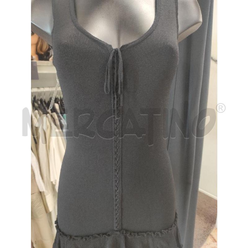 VESTITO DONNA LUISA SPAGNOLI NERO SMANICATO TG. M | Mercatino dell'Usato Salerno torrione 3
