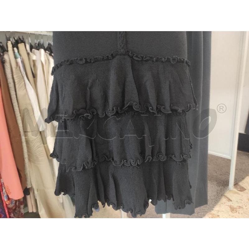 VESTITO DONNA LUISA SPAGNOLI NERO SMANICATO TG. M | Mercatino dell'Usato Salerno torrione 4
