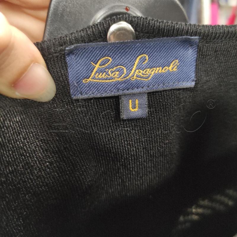 VESTITO DONNA LUISA SPAGNOLI NERO TRAFORATO TG. U  | Mercatino dell'Usato Salerno torrione 2
