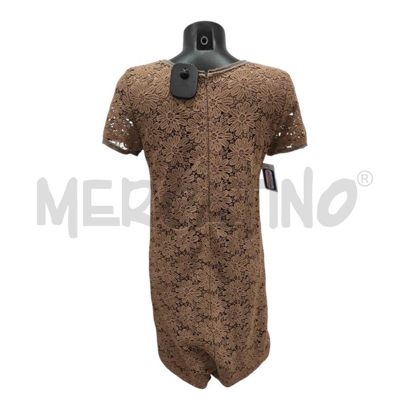 VESTITO DONNA MARELLA MARRONCINO CROCHET FIORI TG. 42 | Mercatino dell'Usato Salerno torrione 2