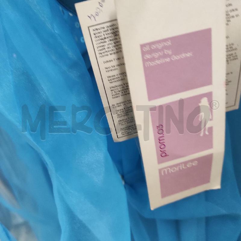 VESTITO DONNA MORILEE AZZURRO DA CERIMONIA CARTELLINA TG. 48 | Mercatino dell'Usato Salerno torrione 4