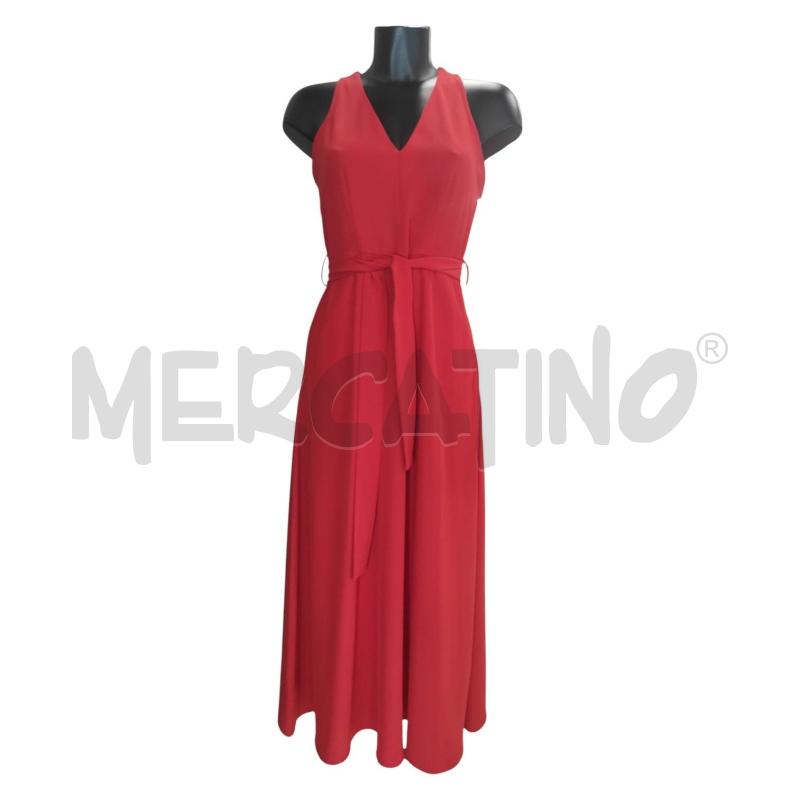 VESTITO DONNA SANDRO FERRONE ROSSO SMANICATO TG. 40 | Mercatino dell'Usato Salerno torrione 1