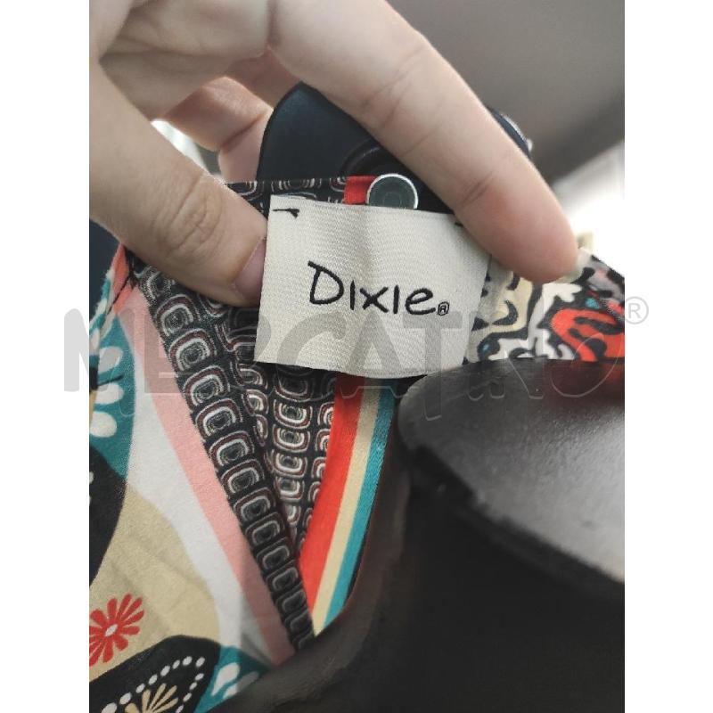 VESTITO DONNA TAFTANO DIXIE MULTICOLORE TG. U  | Mercatino dell'Usato Salerno torrione 2