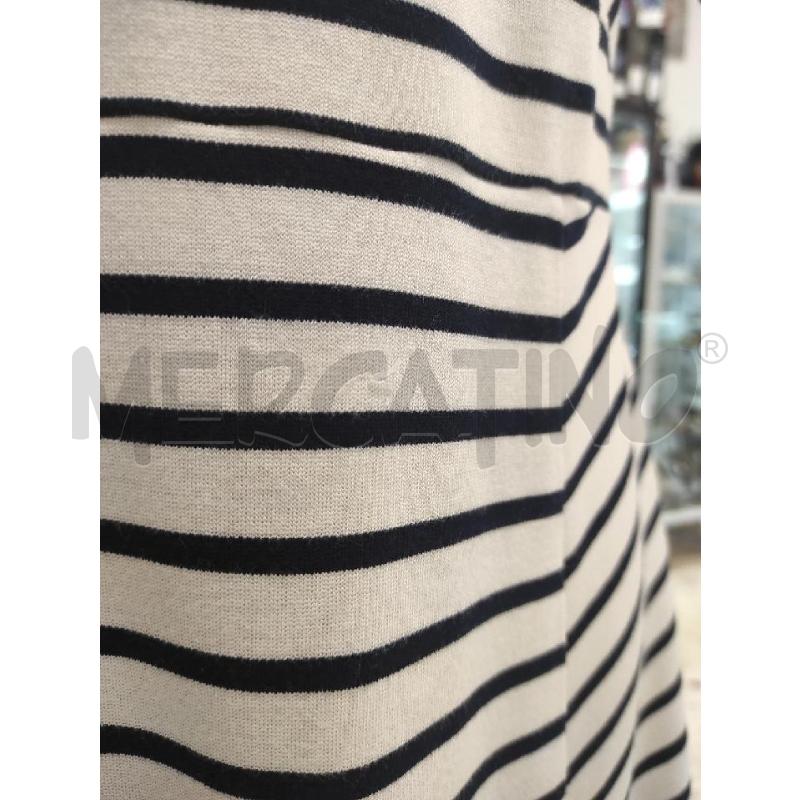 VESTITO DONNA TOMMY HILFIGER BIANCO RIGHE BLU TG. XL | Mercatino dell'Usato Salerno torrione 3