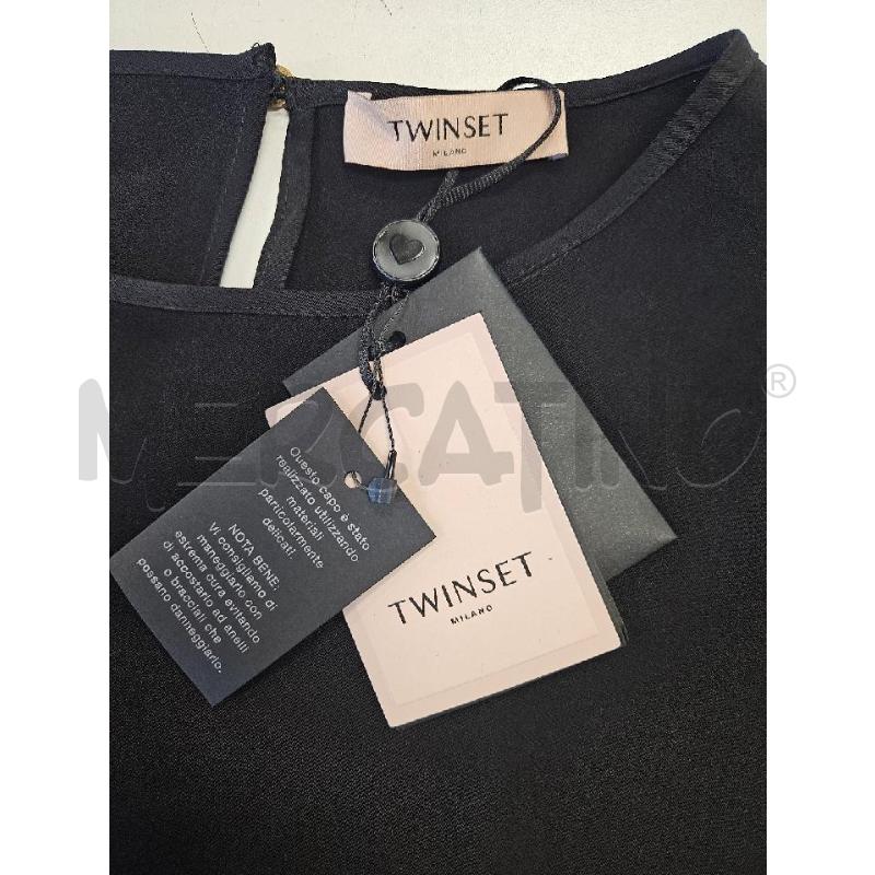 VESTITO DONNA TWINSET NERO TG 40 TUNICA CARTELLINATO NUOVO | Mercatino dell'Usato Salerno torrione 3