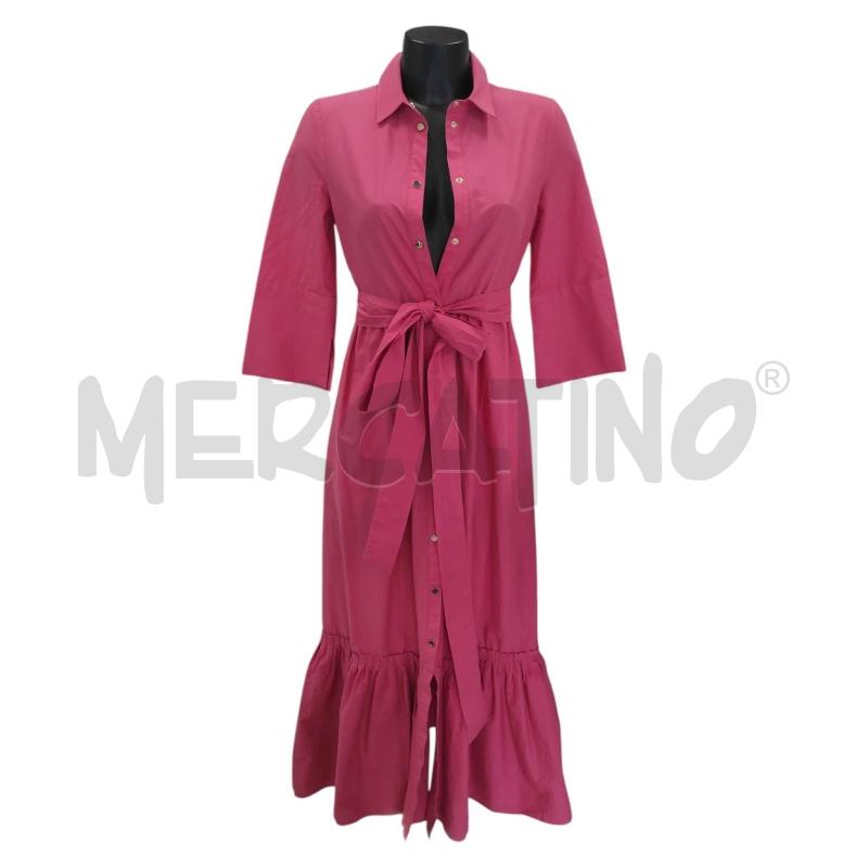 VESTITO DONNA TWINSET ROSA CAMICIONE LUNGO TG.M | Mercatino dell'Usato Salerno torrione 1