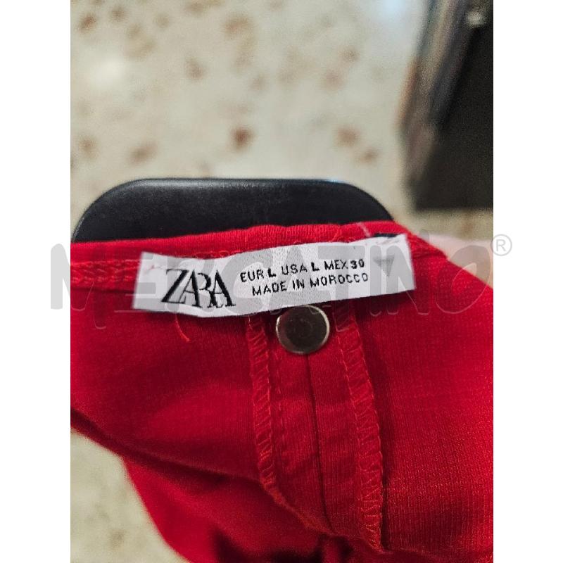 VESTITO DONNA ZARA ROSSO BODYCON TG.L | Mercatino dell'Usato Salerno torrione 3