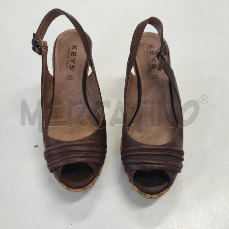 ZEPPA KEYS MARRONE VERA PELLE SUGHERO TG. 39 | Mercatino dell'Usato Salerno torrione 2