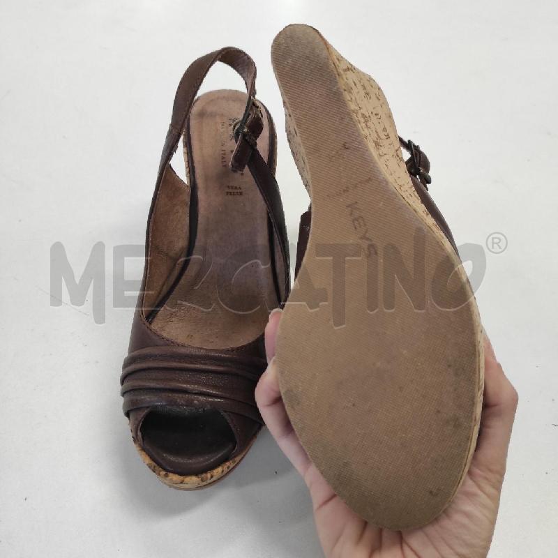 ZEPPA KEYS MARRONE VERA PELLE SUGHERO TG. 39 | Mercatino dell'Usato Salerno torrione 3