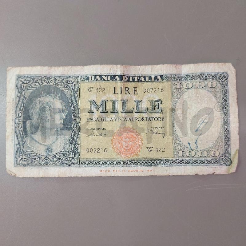 BANCONOTA MILLE LIRE DI CARTA 14 AGOSTO 1947 | Mercatino dell'Usato Salerno 1