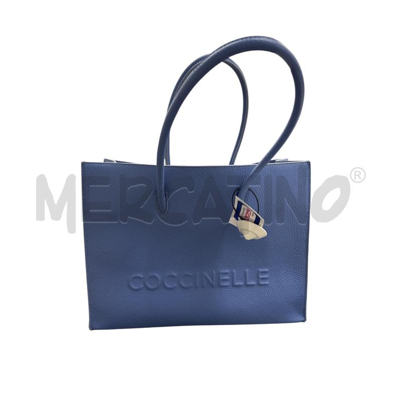 BORSA DONNA COCCINELLE CELESTE SHOPPING BAG | Mercatino dell'Usato Salerno 1