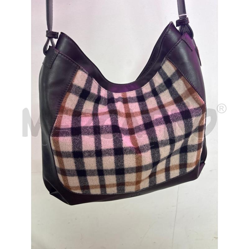 BORSA DONNA DAKS PELLE MARRONE FANTASIA QUADRI | Mercatino dell'Usato Salerno 2
