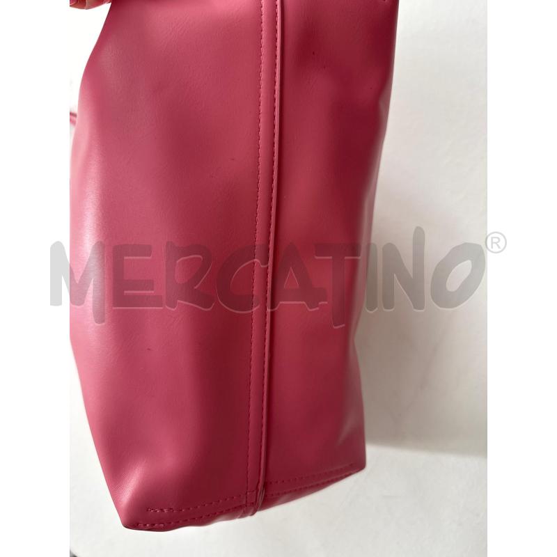 BORSA DONNA GATTINNI FUCSIA FIORI DOUBLE FACE  | Mercatino dell'Usato Salerno 4