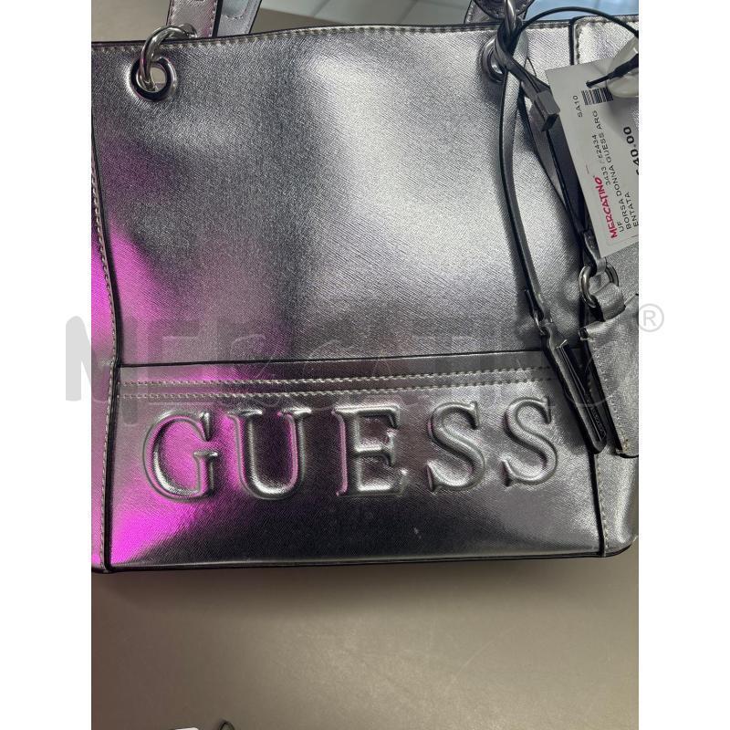 BORSA DONNA GUESS ARGENTATA  | Mercatino dell'Usato Salerno 2