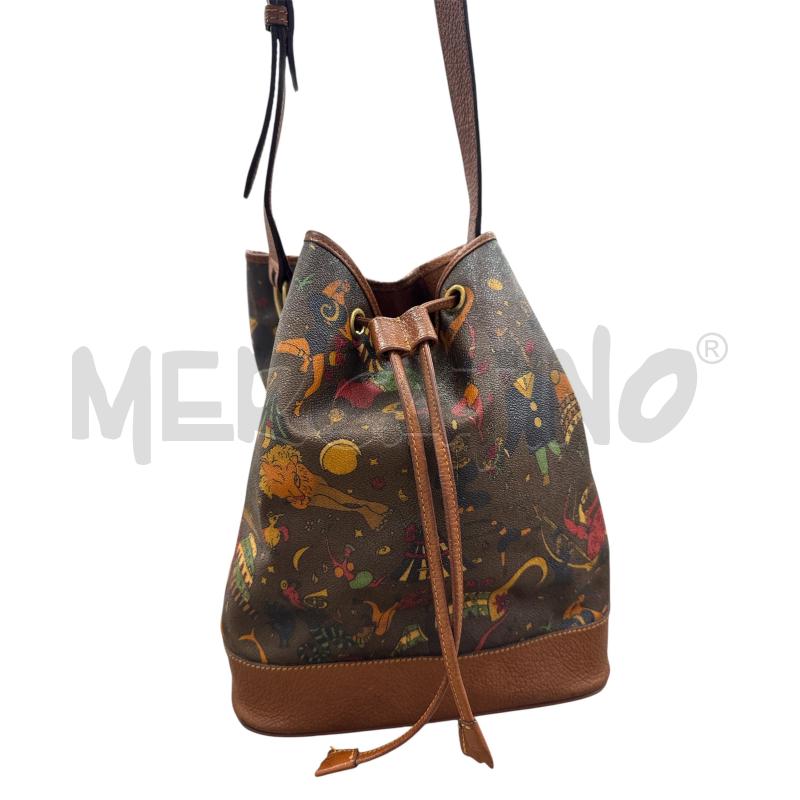 BORSA DONNA PIERO GUIDI SECCHIELLO MARRONE | Mercatino dell'Usato Salerno 1
