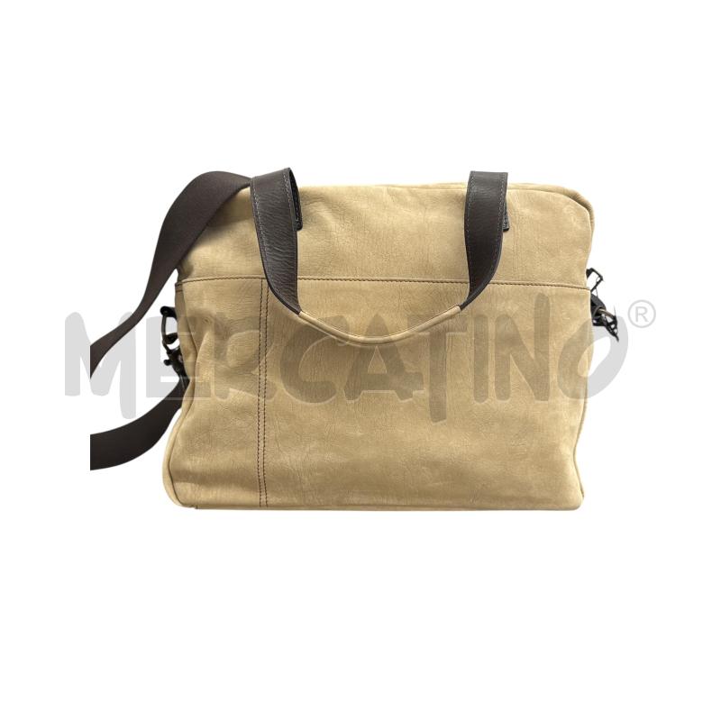 BORSA DONNA TIMBERLAND DA VIAGGIO CAMOSCIO PELLE BEIGE CON TRACOLLA | Mercatino dell'Usato Salerno 2
