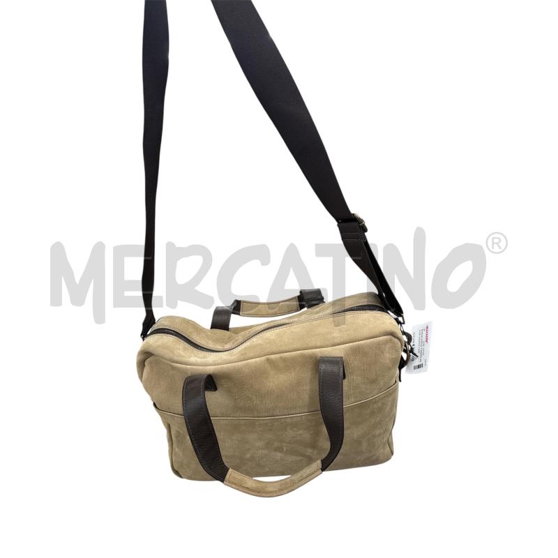BORSA DONNA TIMBERLAND DA VIAGGIO CAMOSCIO PELLE BEIGE CON TRACOLLA | Mercatino dell'Usato Salerno 3