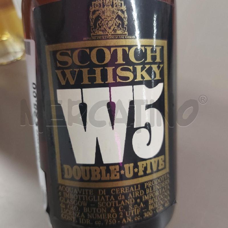 BOTTIGLIA W5 SCOTCH WHISKY | Mercatino dell'Usato Salerno 2