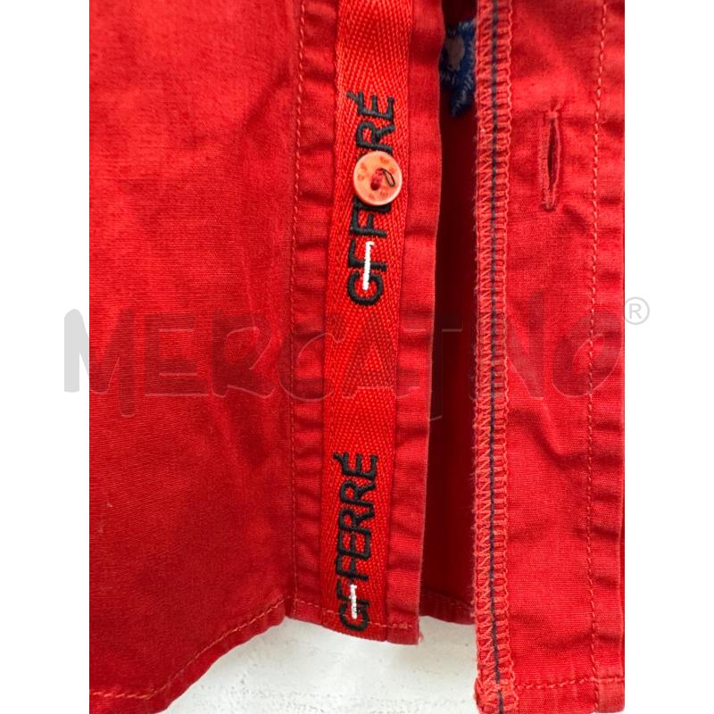 CAMICIA BAMBINO GIANFRANCO FERRE ROSSA  | Mercatino dell'Usato Salerno 3