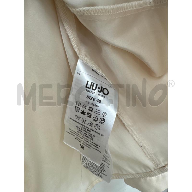 CAMICIA DONNA LIUJO PANNA PIZZO STRISCE  | Mercatino dell'Usato Salerno 3