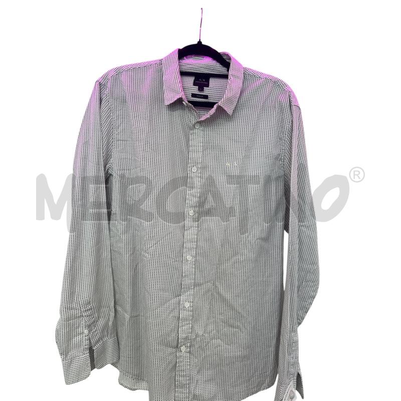CAMICIA UOMO AX ARMANI BAINCA NERA | Mercatino dell'Usato Salerno 1