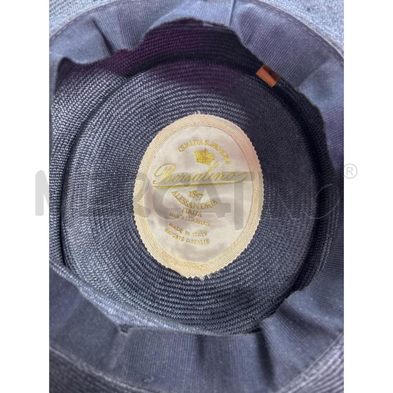 CAPPELLO DONNA BORSALINO PAGLIA BLU  | Mercatino dell'Usato Salerno 2