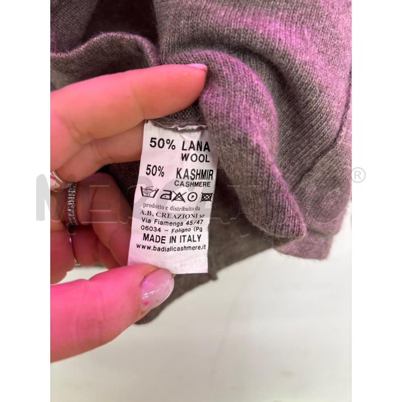 CARDIGAN DONNA BADIALI MARRONE LANA+KASHMIR  | Mercatino dell'Usato Salerno 2