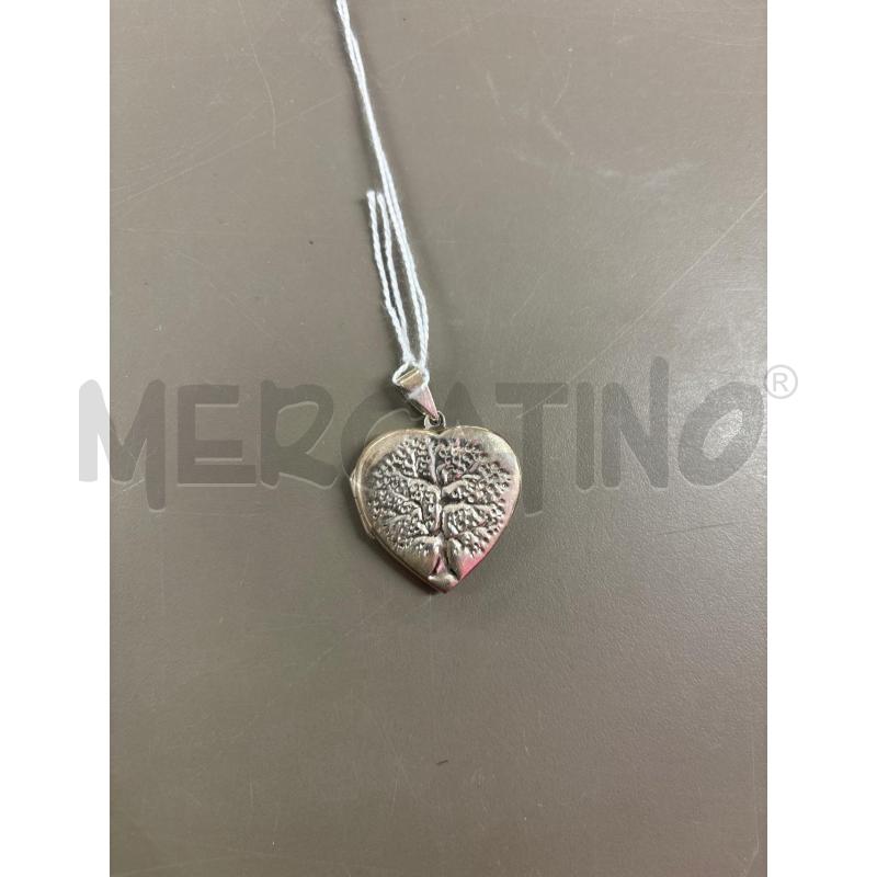 CIONDOLO ARG CUORE ALBERO DELLA VITA | Mercatino dell'Usato Salerno 1