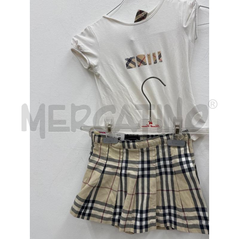 COMPLETO BAMBINO BURBERRY MAGLIA+GONNA  | Mercatino dell'Usato Salerno 1