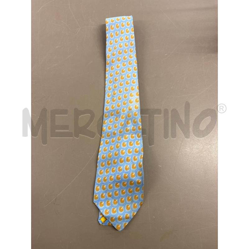 CRAVATTA CHRISTIAN DIORI CELESTE BEIGE  | Mercatino dell'Usato Salerno 1