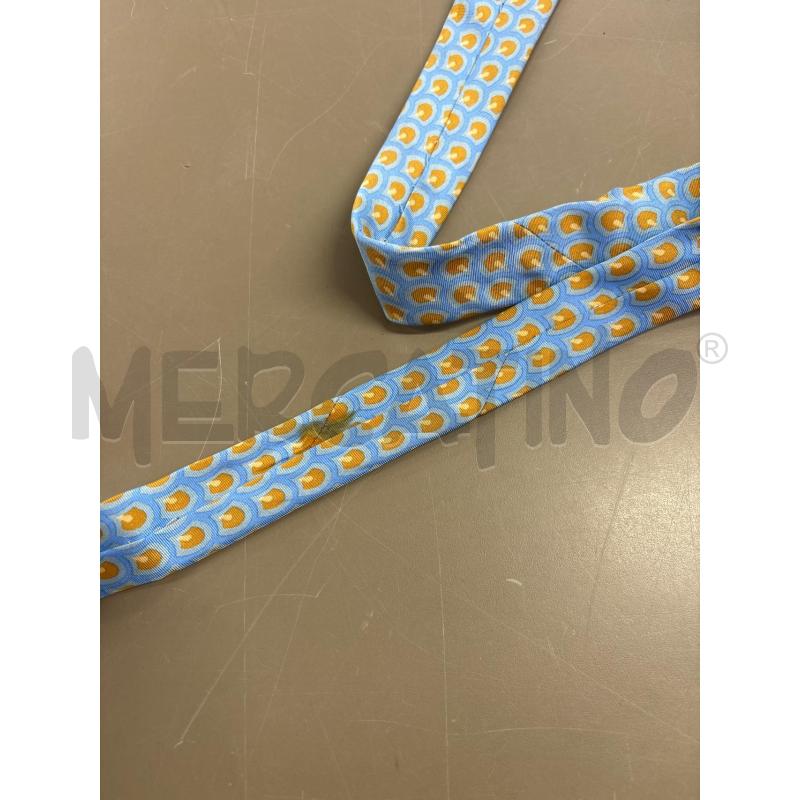 CRAVATTA CHRISTIAN DIORI CELESTE BEIGE  | Mercatino dell'Usato Salerno 4