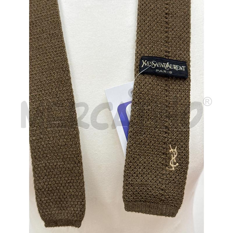 CRAVATTA YSL VERDE LANETTA | Mercatino dell'Usato Salerno 4