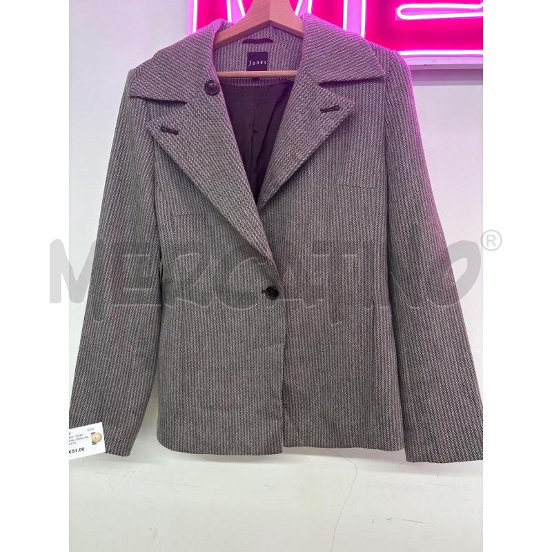 GIACCA DONNA JONES MARRONE SPIGATA | Mercatino dell'Usato Salerno 1