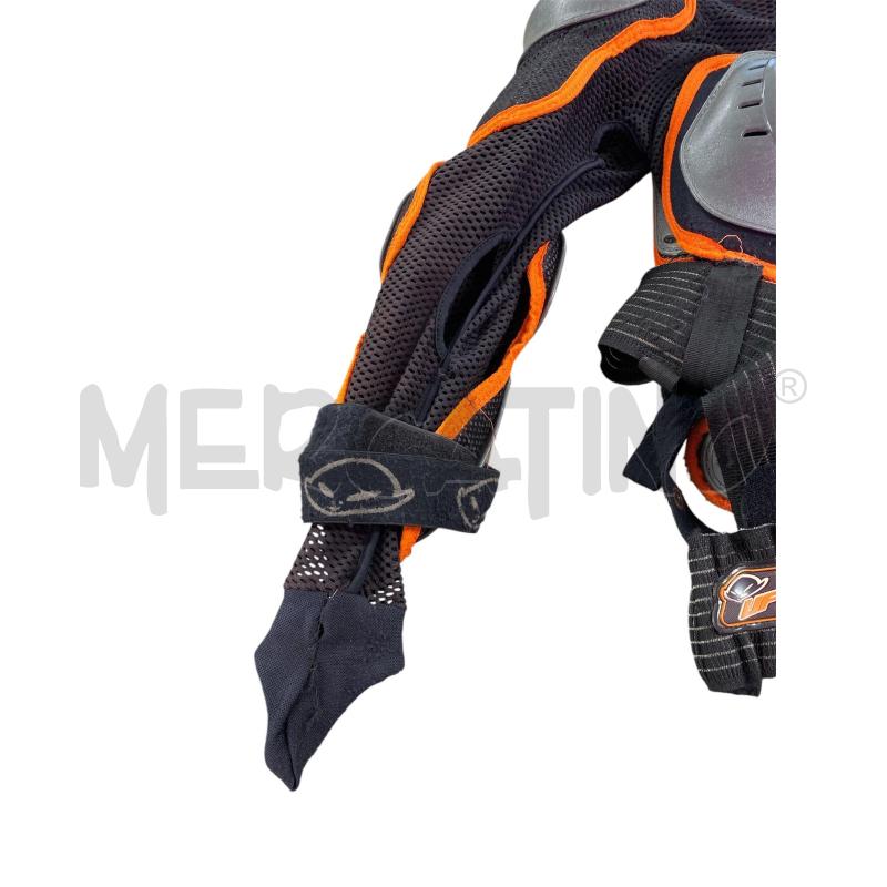 GIACCA DONNA PETTORINA MOTOCROSS UFO NERA ARANCIO+ GINOCCHIERA | Mercatino dell'Usato Salerno 2