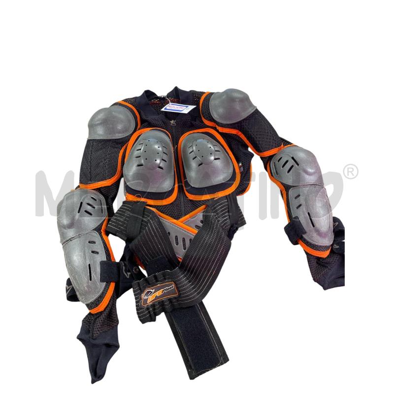 GIACCA DONNA PETTORINA MOTOCROSS UFO NERA ARANCIO+ GINOCCHIERA | Mercatino dell'Usato Salerno 3