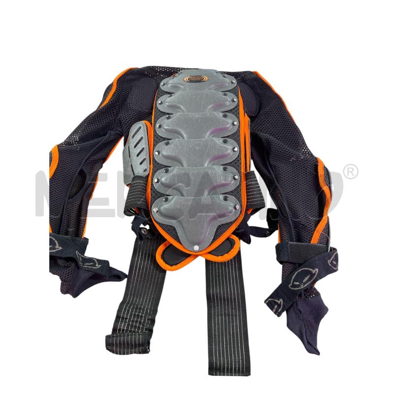 GIACCA DONNA PETTORINA MOTOCROSS UFO NERA ARANCIO+ GINOCCHIERA | Mercatino dell'Usato Salerno 4