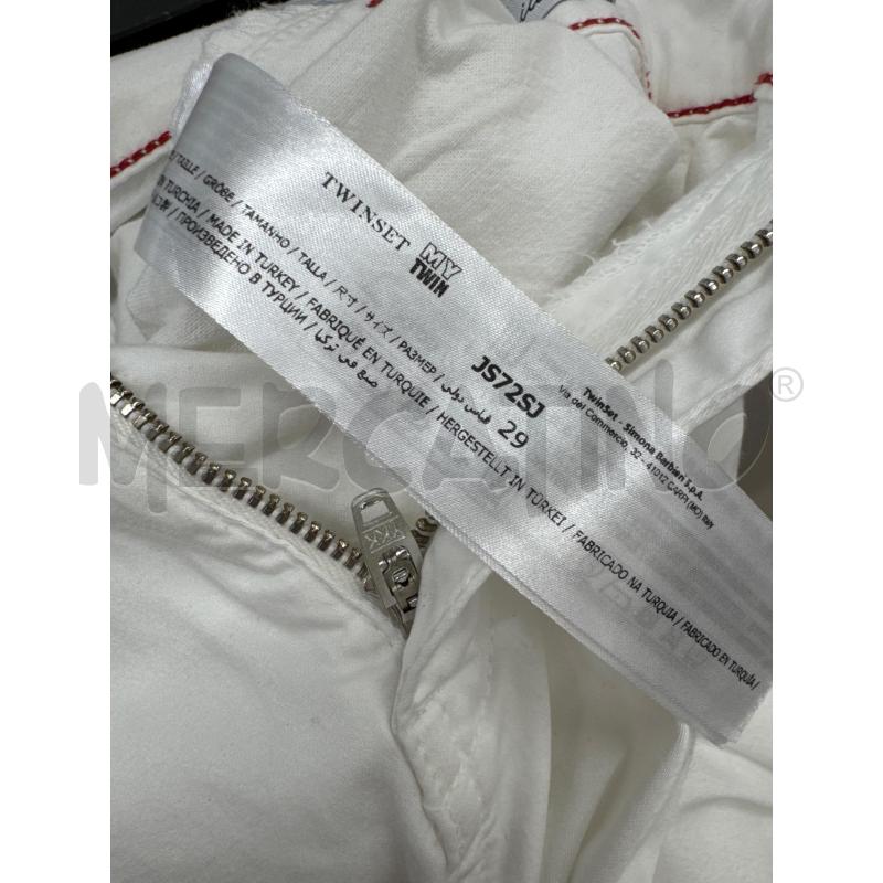 JEANS DONNA TWINSET BIANCO  | Mercatino dell'Usato Salerno 4