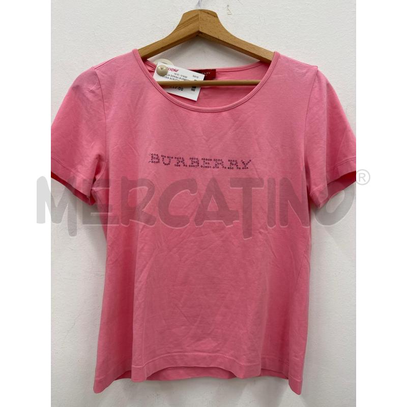 MAGLIA DONNA BURBERRY FUCSIA SCRITTA STRASS  | Mercatino dell'Usato Salerno 1