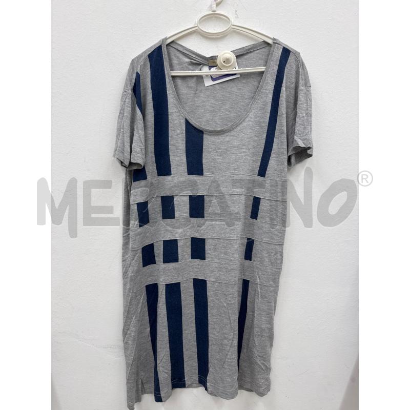 MAGLIA DONNA BURBERRY GRIGIO STRISCE BLU  | Mercatino dell'Usato Salerno 1