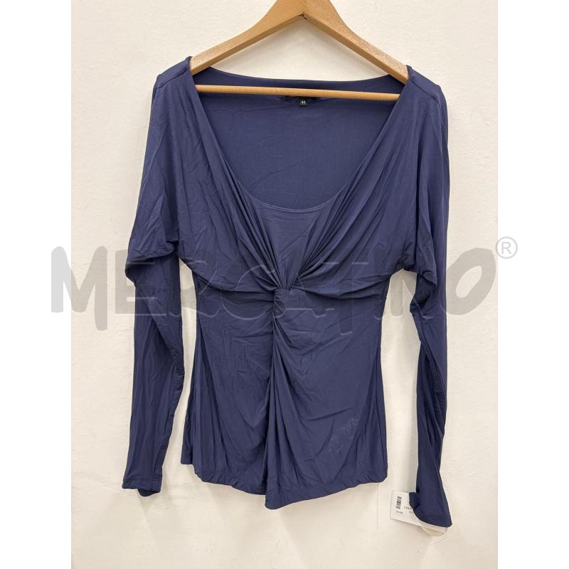 MAGLIA DONNA ELISABETTA FRANCHI BLU NODO  | Mercatino dell'Usato Salerno 1
