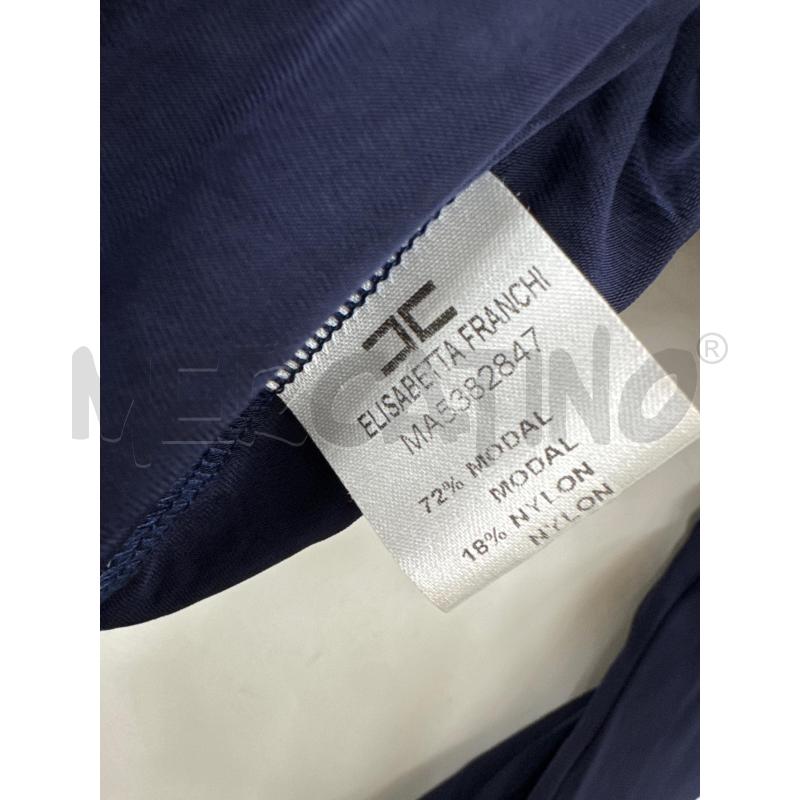 MAGLIA DONNA ELISABETTA FRANCHI BLU NODO  | Mercatino dell'Usato Salerno 3