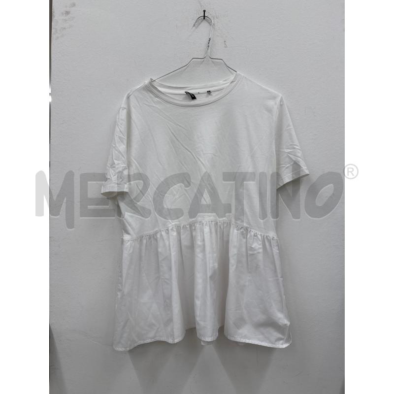 MAGLIA DONNA EMME MARELLA BIANCA BALZA MEZZE MANICHE  | Mercatino dell'Usato Salerno 1