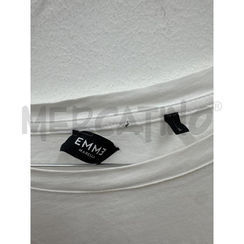 MAGLIA DONNA EMME MARELLA BIANCA BALZA MEZZE MANICHE  | Mercatino dell'Usato Salerno 2