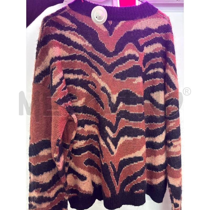 MAGLIONE DONNA S'MAX MARA LANA NERA RUGGINE | Mercatino dell'Usato Salerno 3