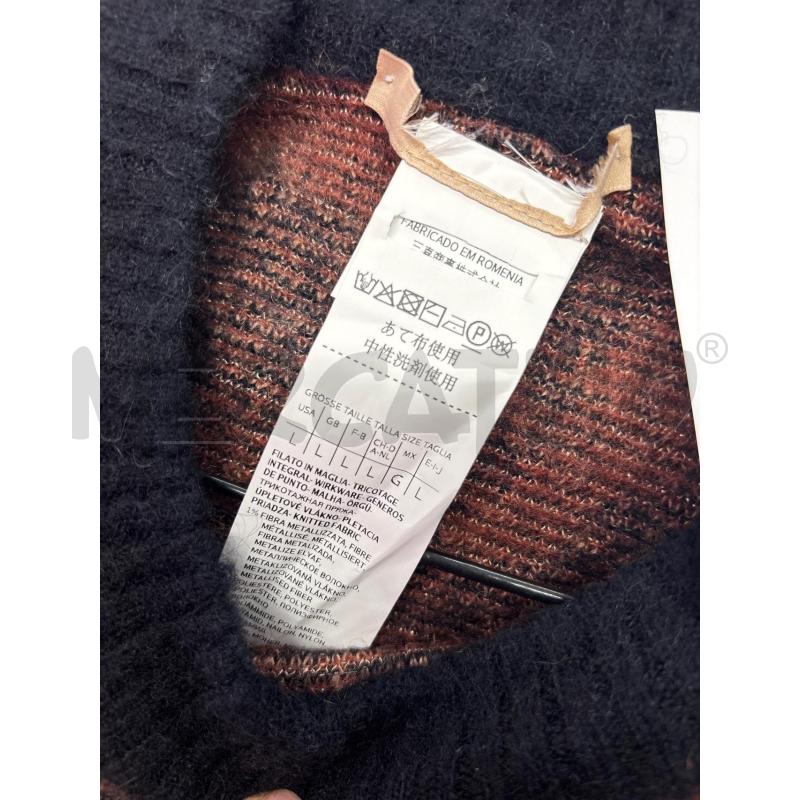 MAGLIONE DONNA S'MAX MARA LANA NERA RUGGINE | Mercatino dell'Usato Salerno 4