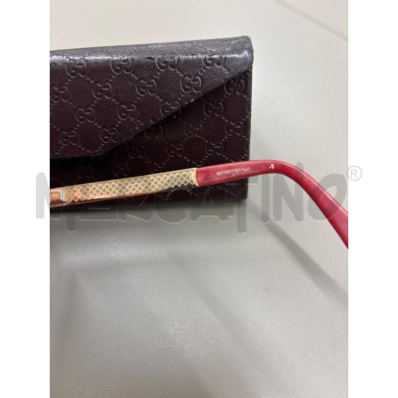 OCCHIALI DONNA GUCCI ROSSI MONTATURA | Mercatino dell'Usato Salerno 3