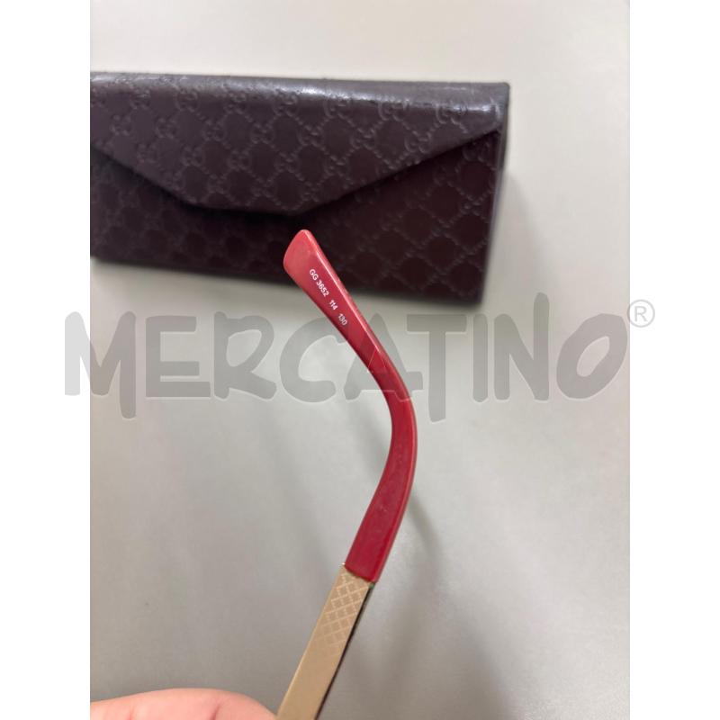 OCCHIALI DONNA GUCCI ROSSI MONTATURA | Mercatino dell'Usato Salerno 4